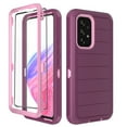 thumbnail image 1 of NIFFPD Samsung Galaxy A53 5G Case with Screen Protector Tough Rugged Shockproof Protective Phone Case for Samsung A53 5G Wine&Pink, 1 of 6