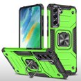 thumbnail image 1 of NIFFPD Samsung Galaxy S21 FE Phone Case 360 Rotation Kickstand Military Grade Drop Protection fit for Magnetic Car Mount Green, 1 of 7