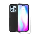 thumbnail image 1 of NIFFPD iPhone 14 Pro Case with Screen Protector, Shockproof Full Coverage Protective Cover Phone Case for iPhone 14 Pro 6.1" Black, 1 of 6