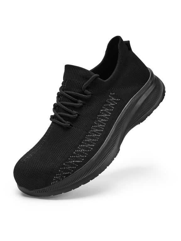 Slip On Steel Toe Shoes for Men Women Lightweight Breathable for Work