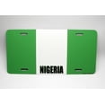 thumbnail image 1 of NIGERIA NIGERIAN FLAG METAL CAR NOVELTY LICENSE PLATE AUTO TAG - Aluminum ( 12 inch x 6 inch ), 1 of 5