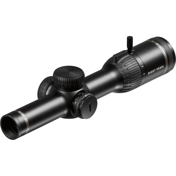 NIGHT PEARL Manul M6 1-6x24mm Rifle Scope, 30mm Tube, Second Focal Plane, 6, Bla