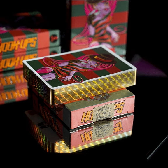 NIGHTMARE ON HOOKUPS STREET LIMITED GILDED EDITION Playing Cards- Goblin Gold