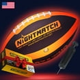 thumbnail image 1 of NIGHTMATCH Glow in The Dark Football - Ultra Bright Waterproof LED Light Up Football - Pump & Batteries incl. - Official Size 6 LED Football for Indoor & Outdoor, 1 of 5