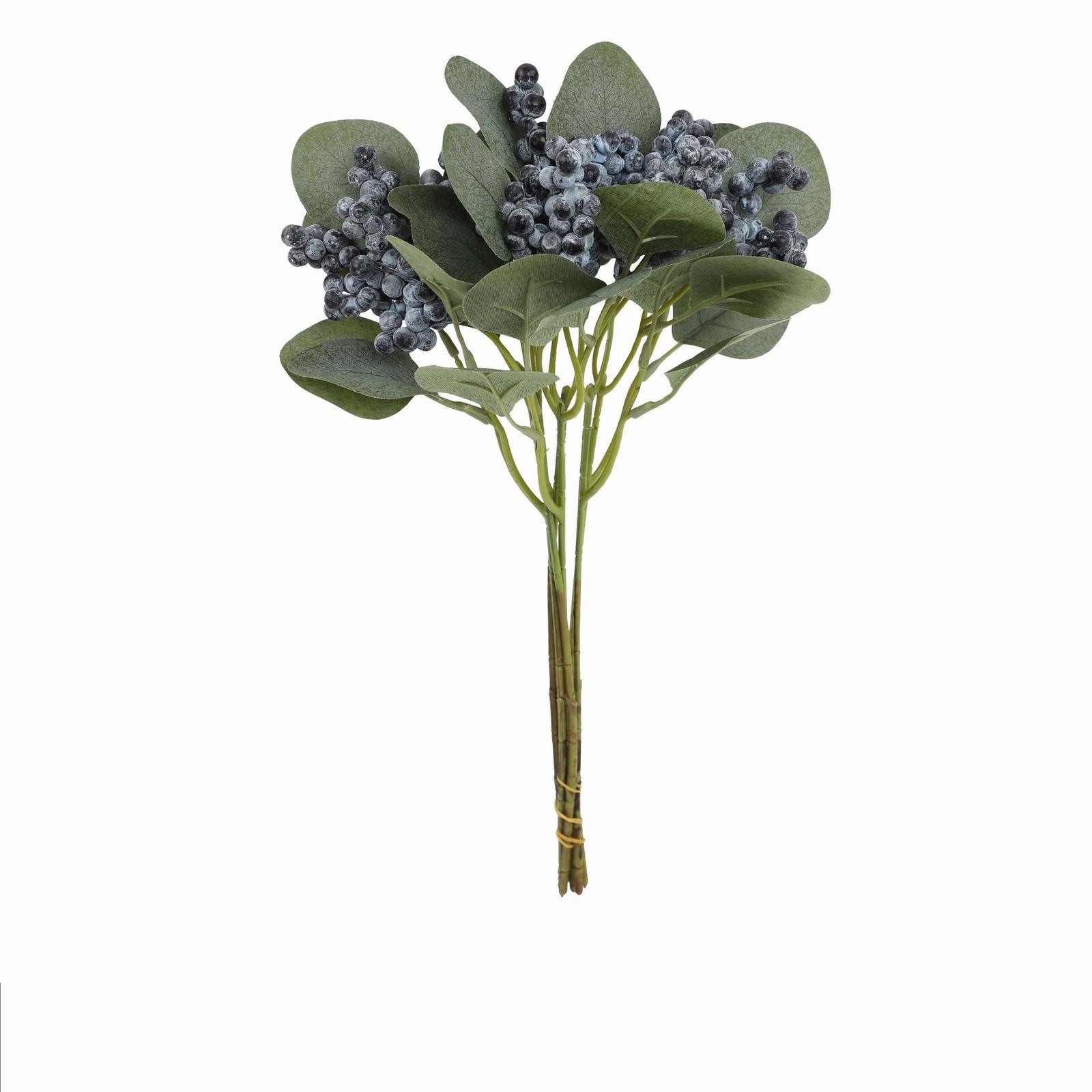 NIHOND Artificial Blueberries Artificial Snow Berries Imitation Berries