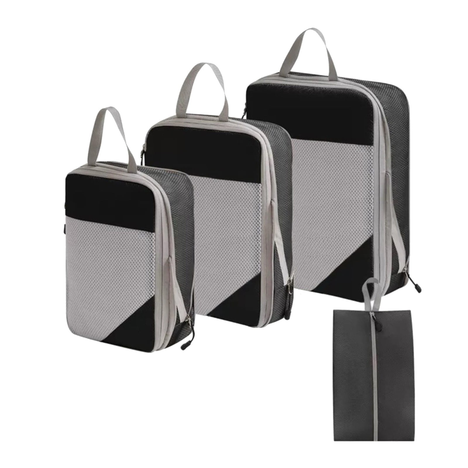 NIHOND Compression Packing Cubes 3/4 Set Compressible Packing Cubes