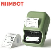 NIIMBOT B21 Label Maker Machine, 2 inches Barcode Label Printer Wireless Thermal Sticker Printer, 50x30mm Label-230Pcs (Green)