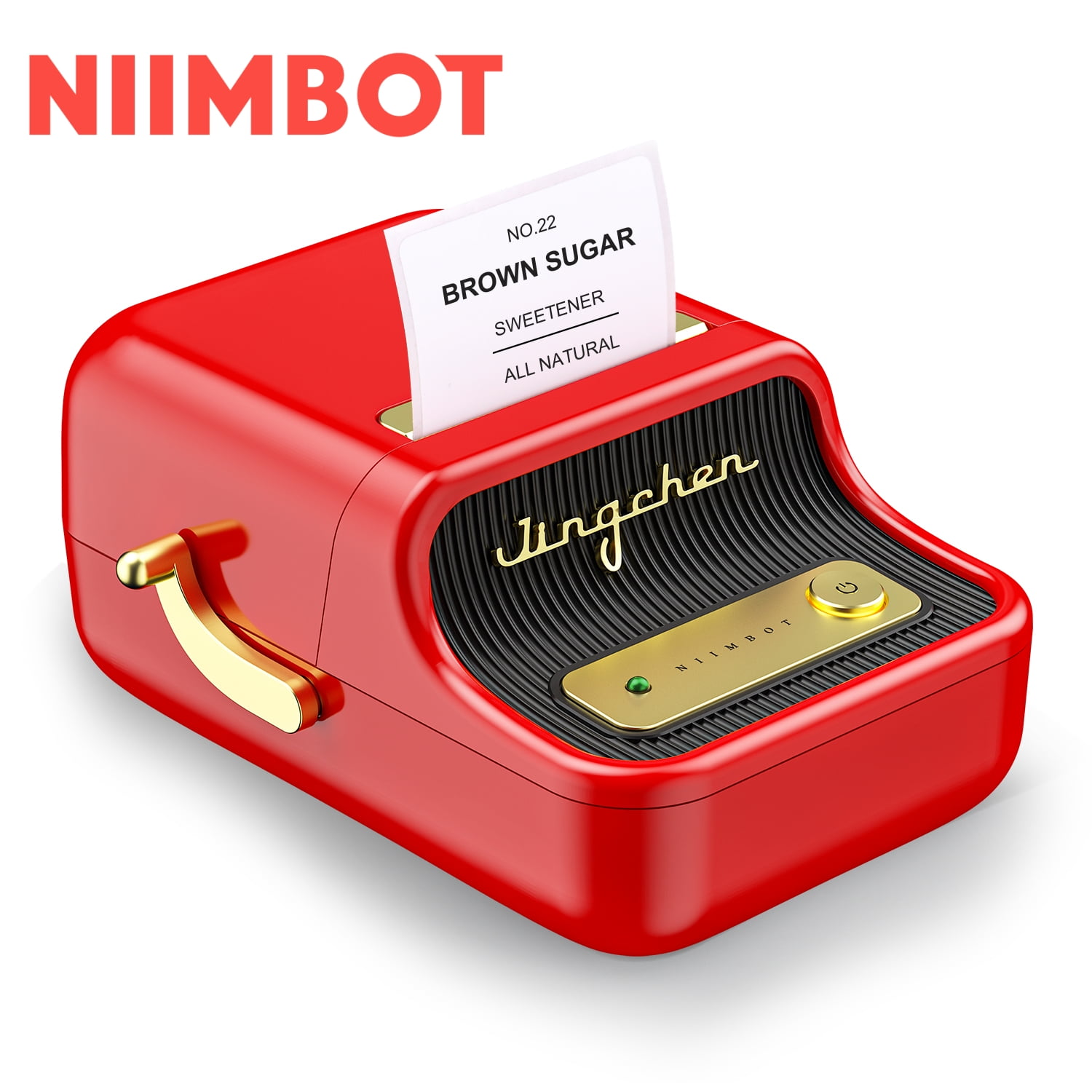 NIIMBOT B21 Label Maker Machine,Barcode Label Printer Retro