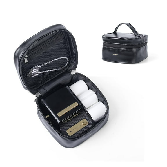 NIIMBOT Case Compatible with B1/B21/B3S Label Maker, Portable Carrying Bag Holder for Printer, Refill Labels, USB Cables (Case Only-Black)