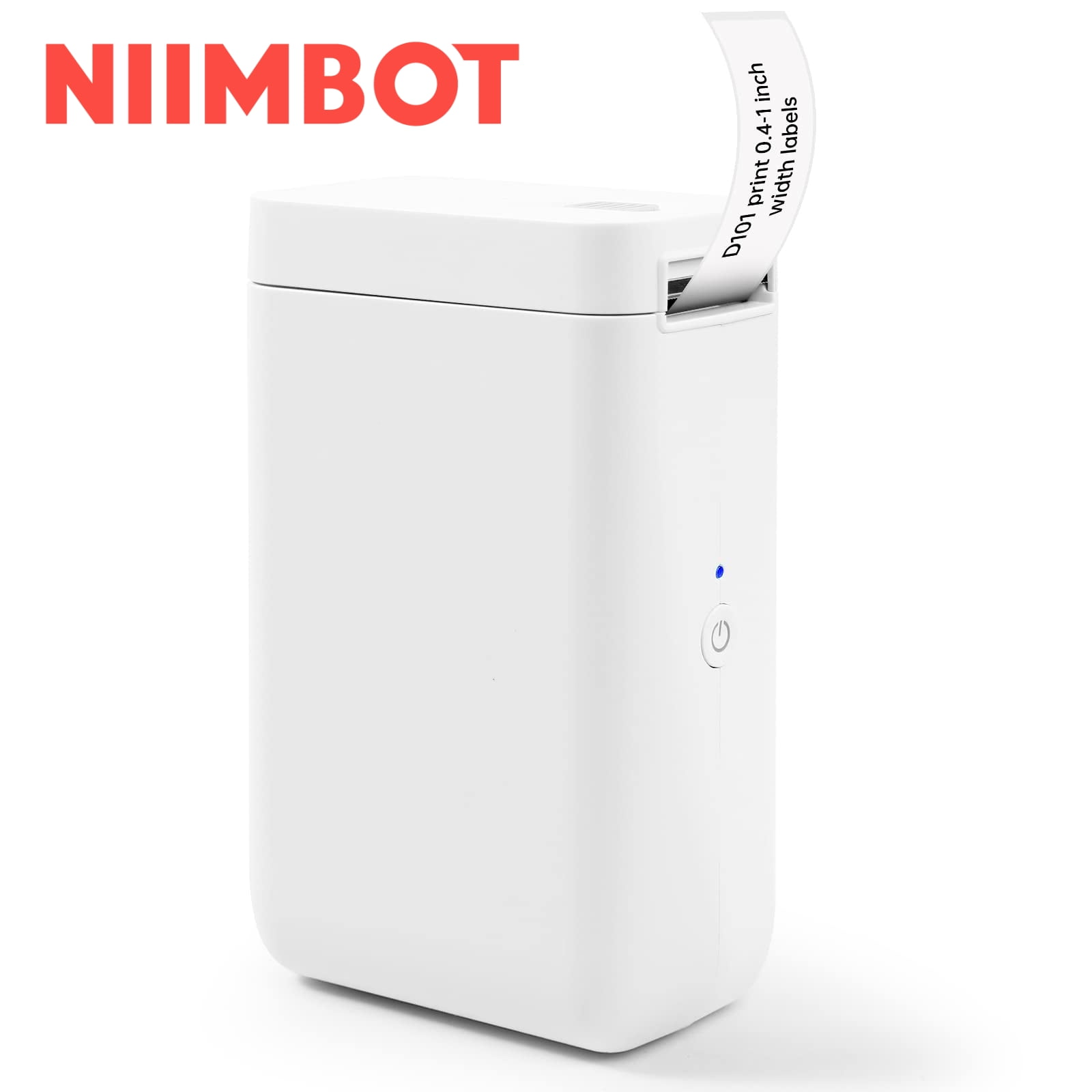 NIIMBOT B21 Label Maker, Thermal Label Printer, Portable Inkless Label  Makers for Home/Office/Business, with 1 Pack 50x30mm White Label,  Compatible