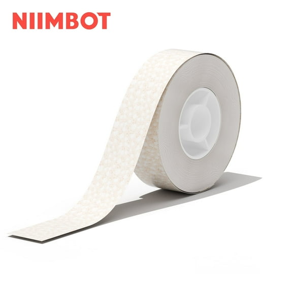 NIIMBOT H1S Labels,Thermal Continuous Label Maker Tape,0.59"x 24ft Non-precut Self-Adhesive Label Roll(Bloom)