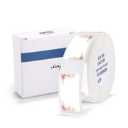 NIIMBOT Label Maker Tape Adapted For D11/D110/D101/H1S Labeling Tape Replacement,260 Sheets/Roll(Flower)