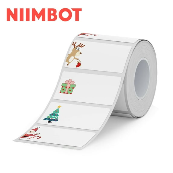 NIIMBOT B1/B21/B3S Printer Labels, 1.57" x 0.78", Multi-Color, 320 Labels/Roll