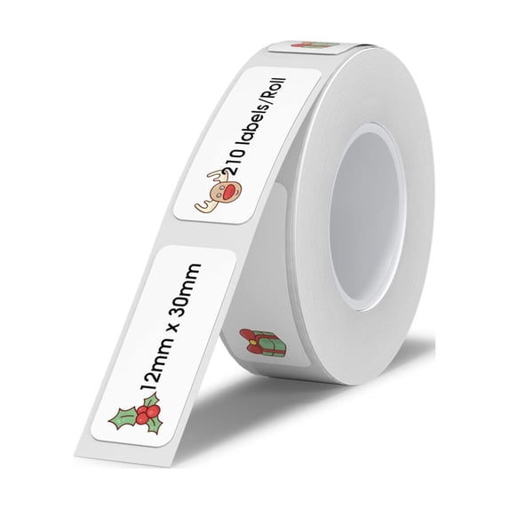 NIIMBOT Labels Printer Labels 0.47"x1.18" for D11/D110/D101/H1S, 210 Sheets/Roll