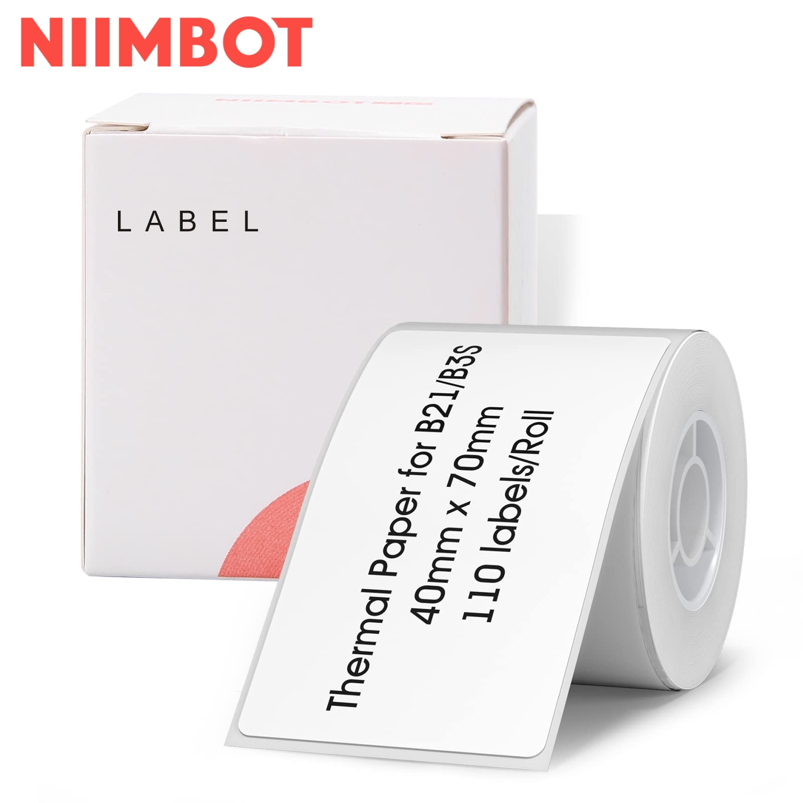 NIIMBOT Labels for B1/B21/B3S Label Printer, Thermal Labels 1.57"x 2.76
