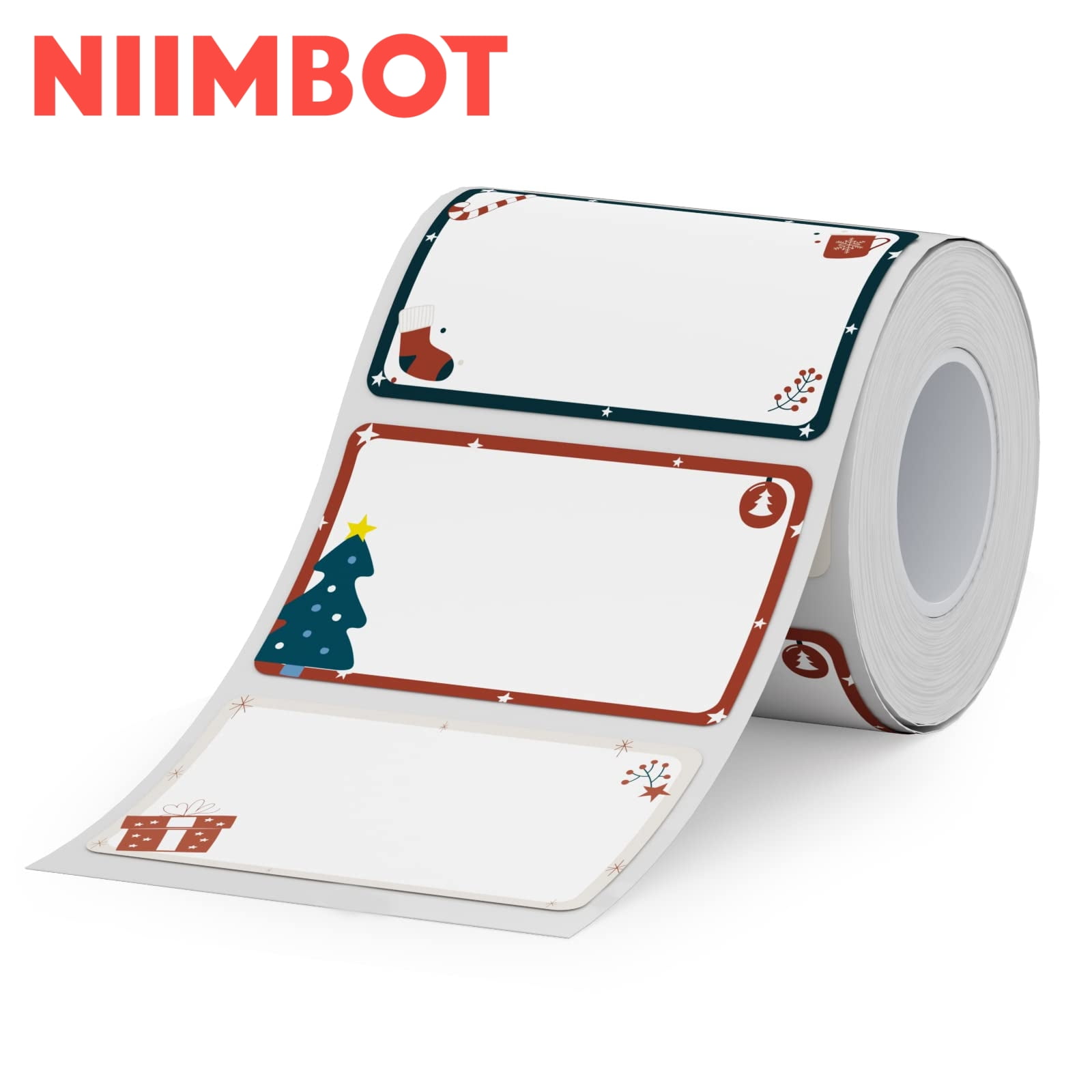 NIIMBOT B21 Label Maker with 50x30mm and 50x50mm Label Paper :  Office Products