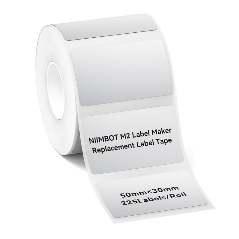NIIMBOT M2 Étiquettes Ruban (50 * 30mm), uniquement pour l'étiqueteuse M2, résistant à l'eau et aux hautes températures, ne se décolorant pas pendant 8 -10 ans NIIMBOT M2 Étiquettes Ruban (50 * 30mm), uniquement pour l'étiqueteuse M2, résistant à l'eau et aux hautes températures, ne se décolorant pas pendant 8 -10 ans