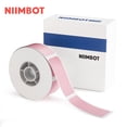 thumbnail image 1 of NIIMBOT Round Printer Labels, 0.47" x 1.57", Pink, 160 Labels/Roll, 1 of 7