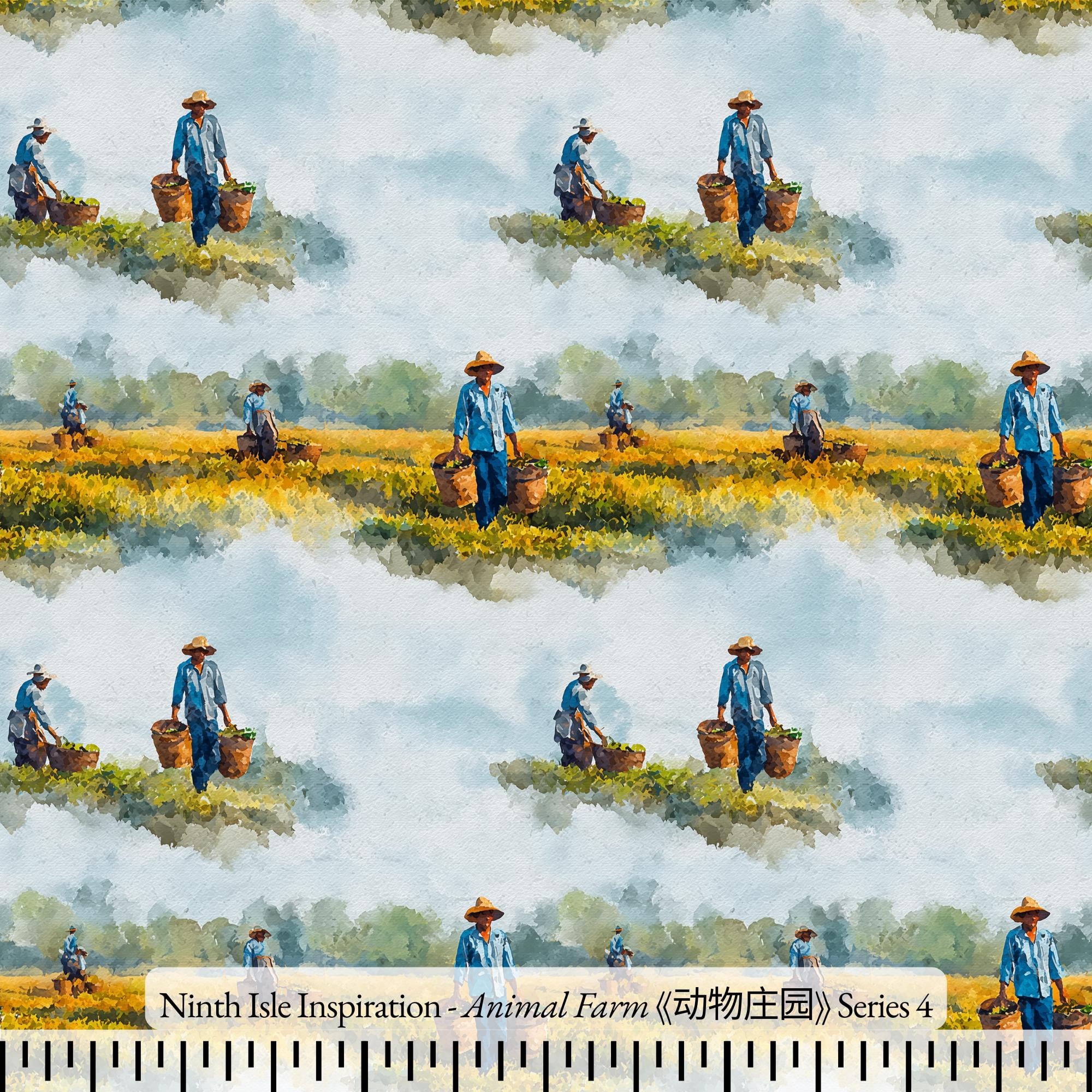 Ninth Isle Inspiration - Animal Farm Series - 100% Rayon Fabric By The ...
