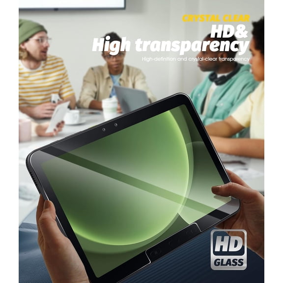 NIJUDA -(2 Pack) Compatible for Samsung Galaxy Tab Active5 Pro (10.1 inch) Tempered Glass Screen Protector, Protector De Pantalla for Tab Active 5 Pro 9H High Definition Anti-Scratch Bubble-Free