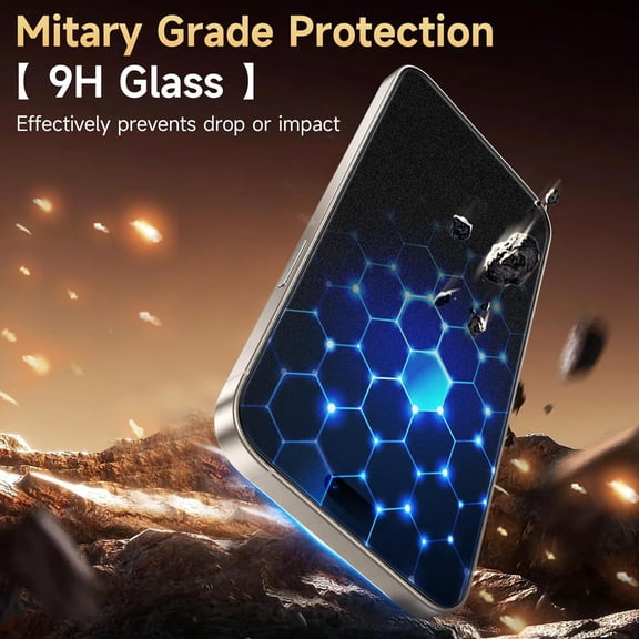 NIJUDA -2 Pack Compatible for iPhone 15 Pro Matte Screen Protector Glass, Anti Glare, Anti Fingerprint, Shatterproof Sensitive Touch Quick Installation