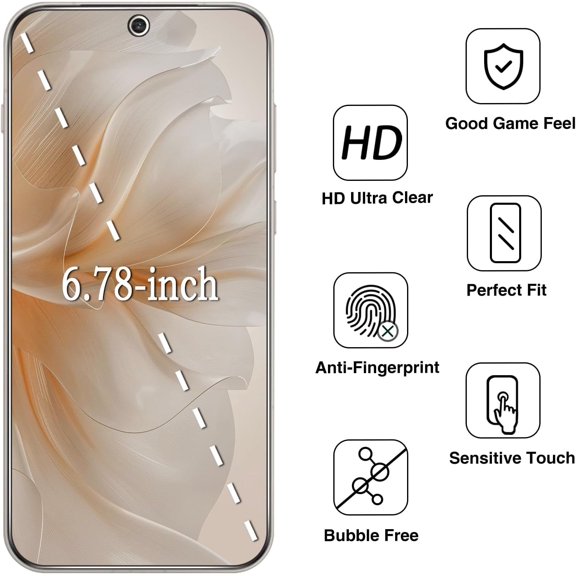 NIJUDA -(2 Pack) Privacy Screen Protector for OnePlus 15 Anti-Spy Tempered Glass, Anti Scratch, Bubble Free