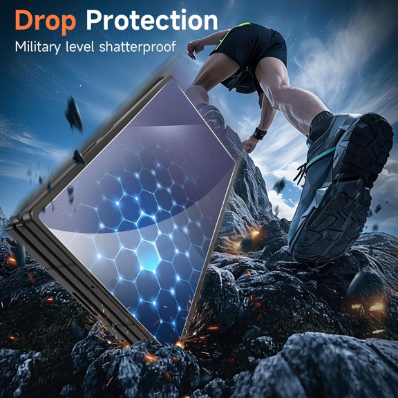 NIJUDA -2-Pack Samsung Galaxy Z TriFold Screen Protector, Tempered Glass Front Screen Protector for Galaxy Z TriFold, Anti Scratch Bubble Free Case Friendly - Transparent