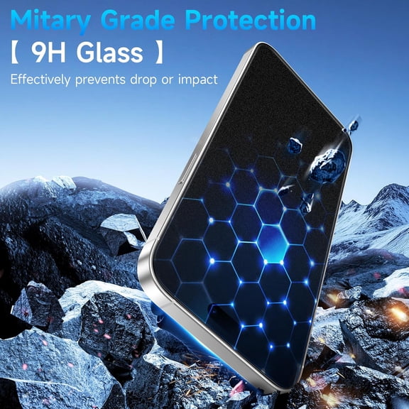 NIJUDA -2 Pack for iPhone 17 Pro Matte Screen Protector Glass, Anti Glare, Anti Fingerprint, Shatterproof Sensitive Touch Quick Installation