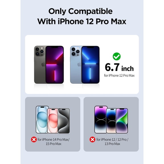NIJUDA -Compatible for iPhone 12 Pro Max Privacy Screen Protector Tempered Glass 6.7 Inch, Pink Gradient Anti Spy Anti Blue Light HD Easy Installation