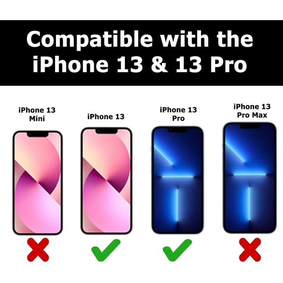 NIJUDA -Pure Tempered Glass Screen Protector for The iPhone 13 and iPhone 13 Pro, PureGuard Protection
