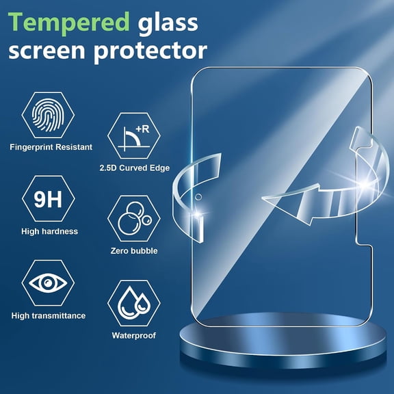 NIJUDA -for Samsung Galaxy Tab Active 4/5 Pro Screen Protector (8''),9H Hardness, Anti-Scratch, Tempered Glass flim, Case Friendly, Anti-Scratch,(2PACK)