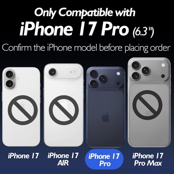 NIJUDA -for iPhone 17 Pro Back Screen Protector(2-Pack), iPhone 17 Pro Back Glass Protector iPhone17 Pro Back Protector (6.3 inch)