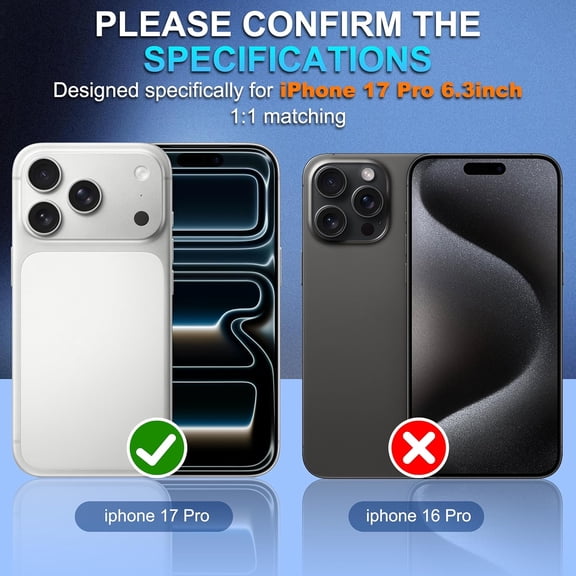 NIJUDA -for iPhone 17 Pro Camera Lens Protector, [All-in-one Frosted] [Strong-Adhesion] Metal Frame Tempered Glass Camera Lens Cover-Grey