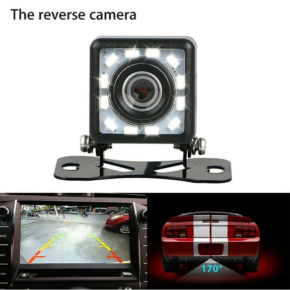 NIKAUTO CMOS Car Rear View Camera Waterproof HD Night Vision Backup Cam Kit