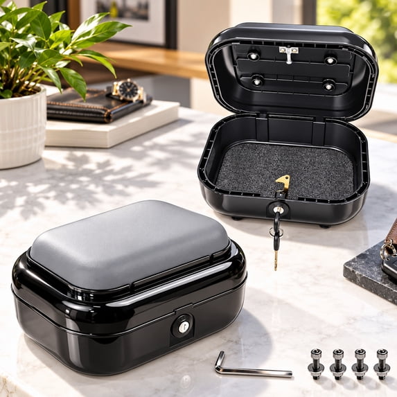 NIKDAS 2-in-1 Electric Scooter Rear Box & Seat with Lock, Bicycle Rack ...