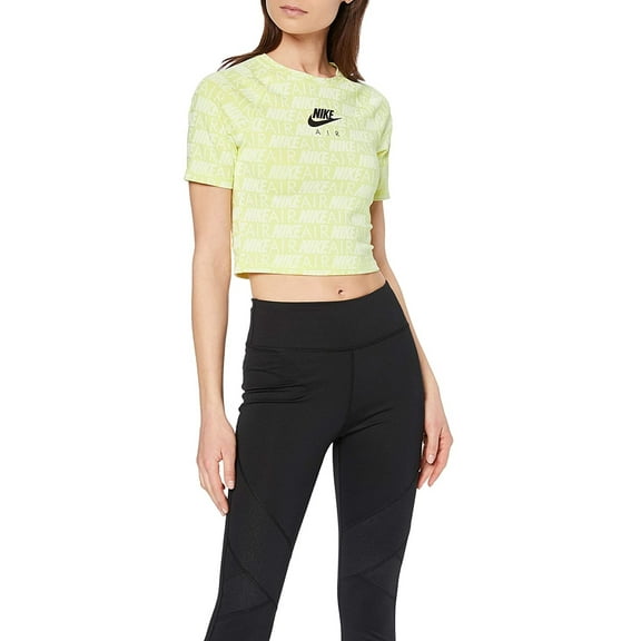 Nike Womens Air Short Sleeve Print Top;L