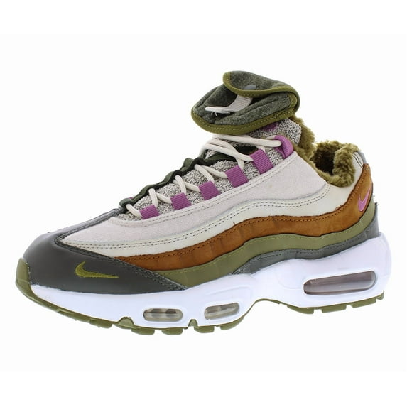 Nike Air Max 95/N7 Unisex Shoes Size 9.5, Color: Cargo Khaki/Light Bordeaux