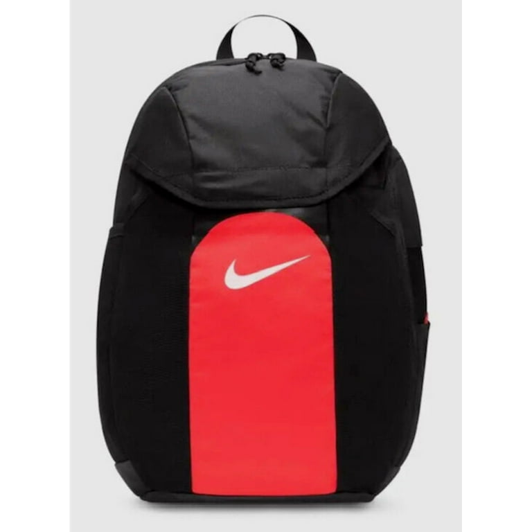 NIKE Academy Team Sports Backpack Bag NEW 30L Black Crimson