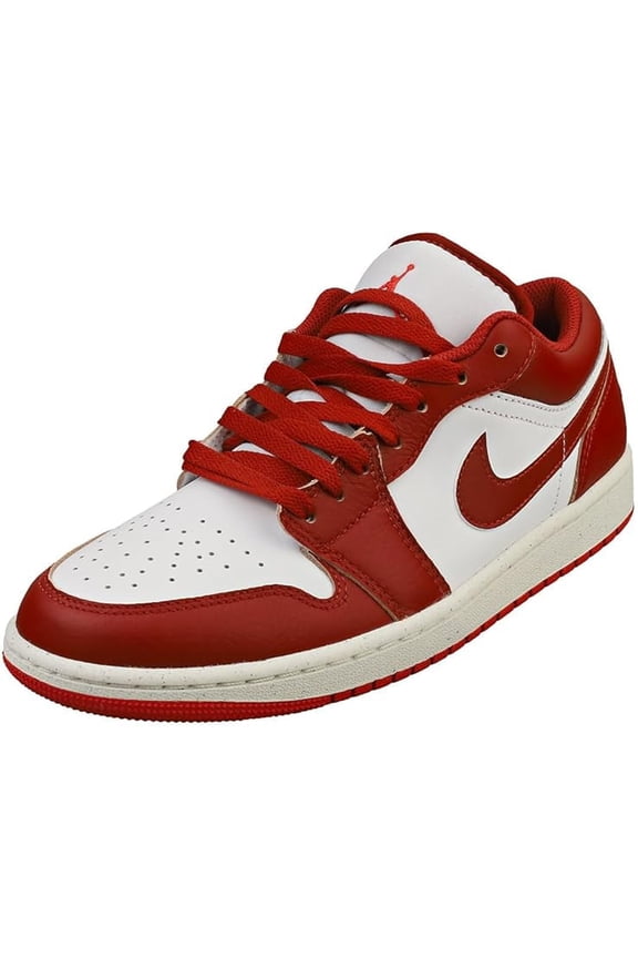 Air Jordan 1 Low SE Men's Shoes (White/Lobster/Sail/Dune Red) Size 9