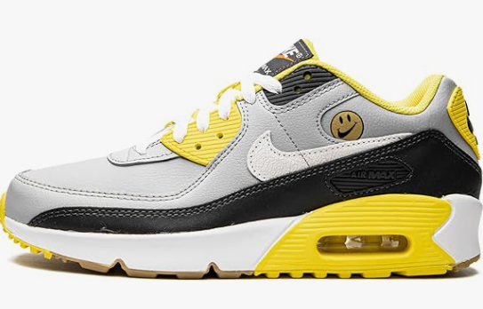 black and yellow nike shoes air max