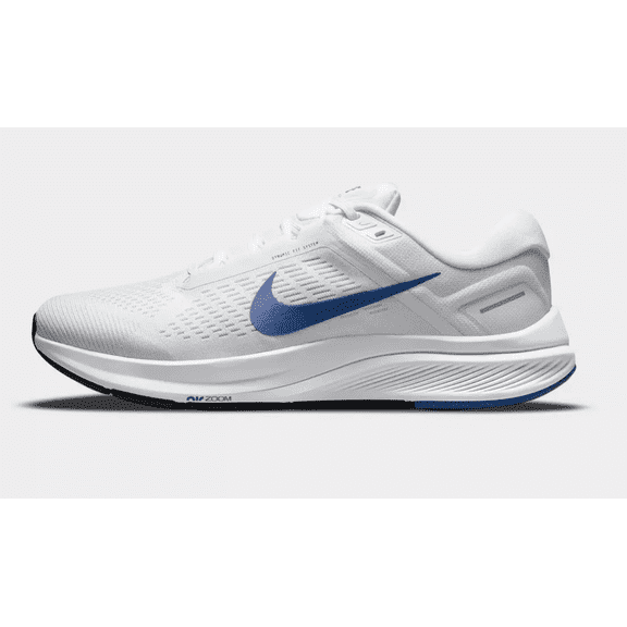 NIKE Air Zoom Structure 24 White Royal Men's Running Shoes DA8535-100