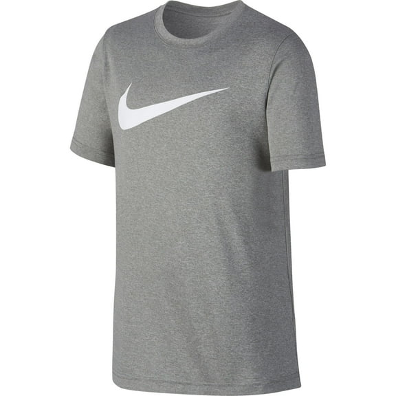 NIKE Boys' Dry Short Sleeve Swoosh Solid Tee