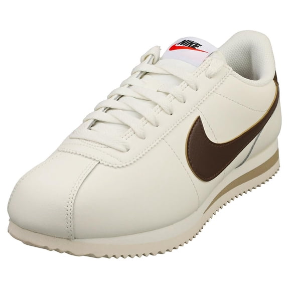 NIKE Cortez Womens Casual Trainers, Sail, 8 UK, 10.5