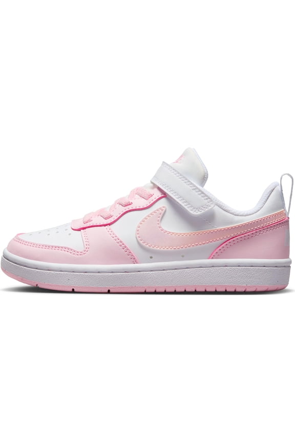 Court Borough Low Recraft Boys DV5457-105 (White/Pink Foam), Size 3