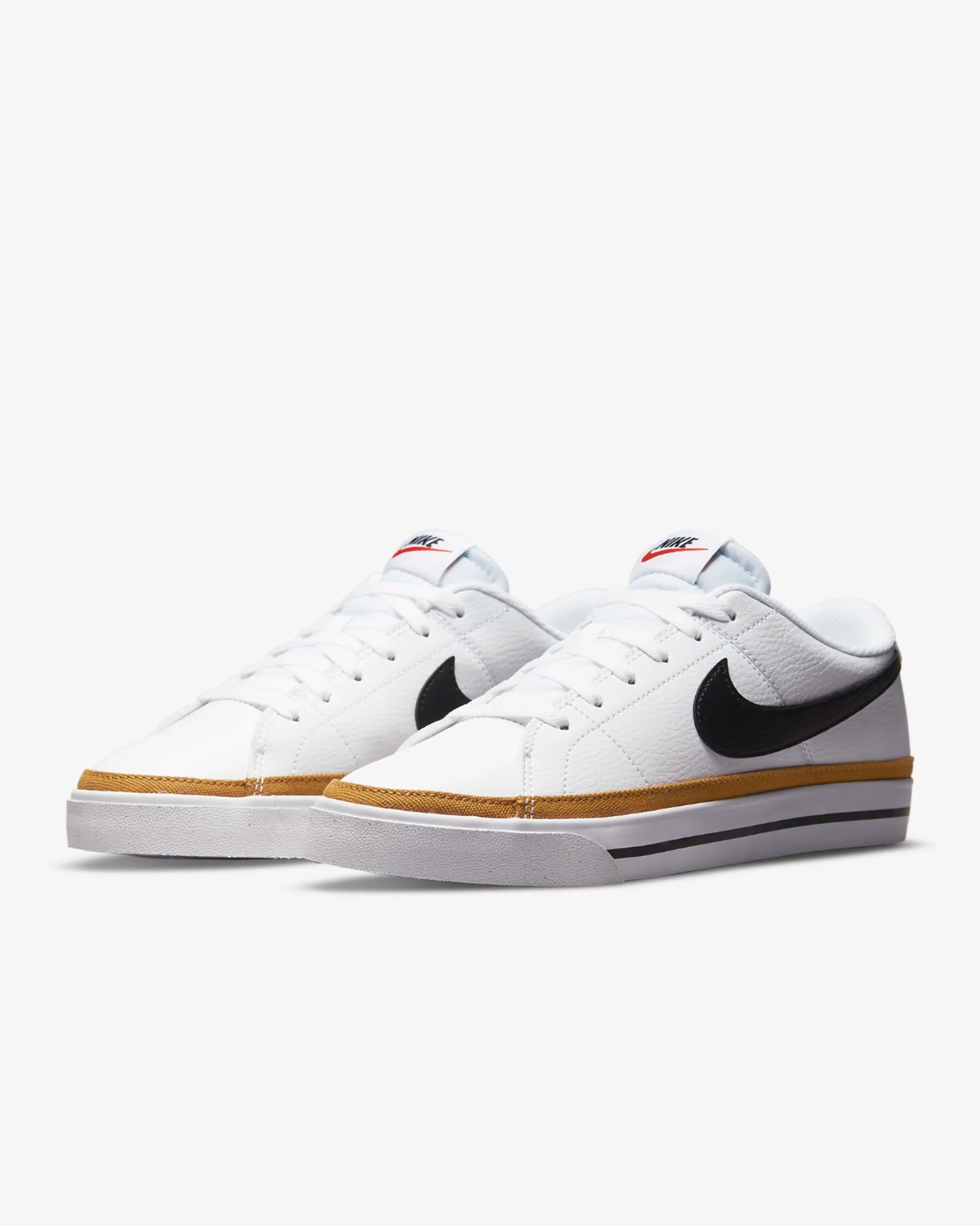 Court Legacy Next Nature - Womens (White/Black/Desert Ochre,10)
