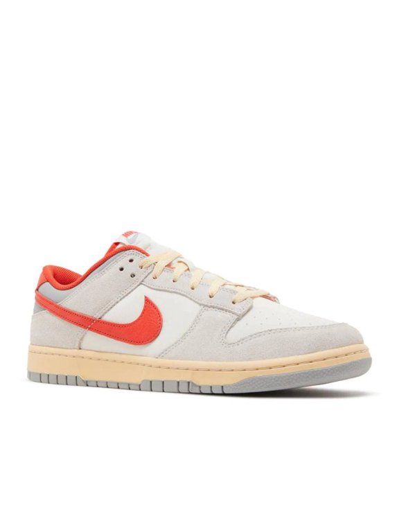 Dunk Low SE '85 Athletic Department' Sneakers in Sail/Picante Red/Photon Dust | Women Low-Top - 9.5