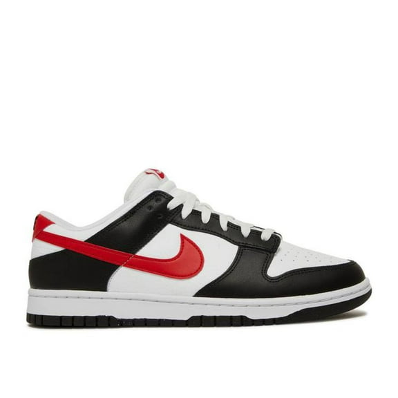 NIKE DUNK LOW 'BLACK WHITE RED' - FB3354-001