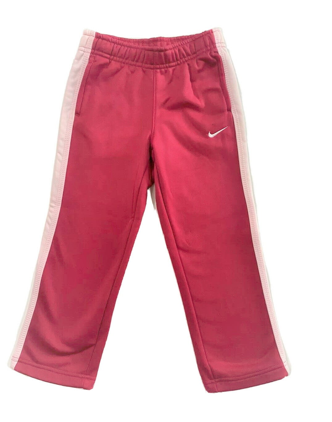 NIKE GIRLS SWEATPANTS - HYPER FUCHSIA SZ 4 - LONG PANTS ATHLETIC FLEECE  TRACK