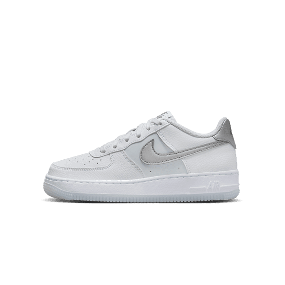 NIKE GRADE SCHOOL Air Force 1 GS "Grey Swoosh" FV3981 100 FV3981 100 from Stadium Goods