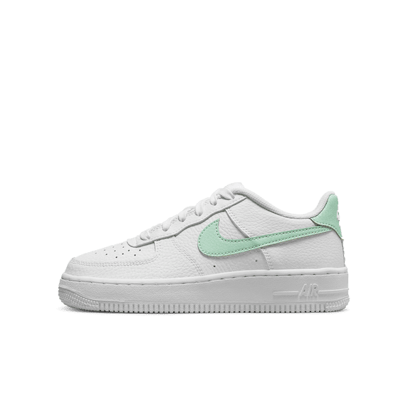 NIKE GRADE SCHOOL Air Force 1 Low GS "Mint Swoosh" CT3839 105 CT3839 105 from Stadium Goods